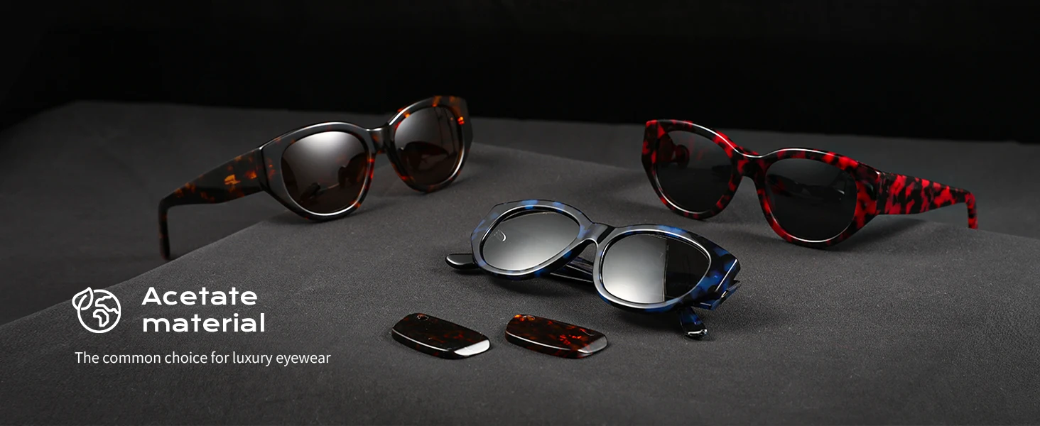 ZENOTTIC Polarisierte Sonnenbrille für Damen, trendig: Klassische Sonnenbrille für Damen mit Cateye-Rahmen – Retro-süße Sonnenbrille mit UV400-Schutz – Detail 3