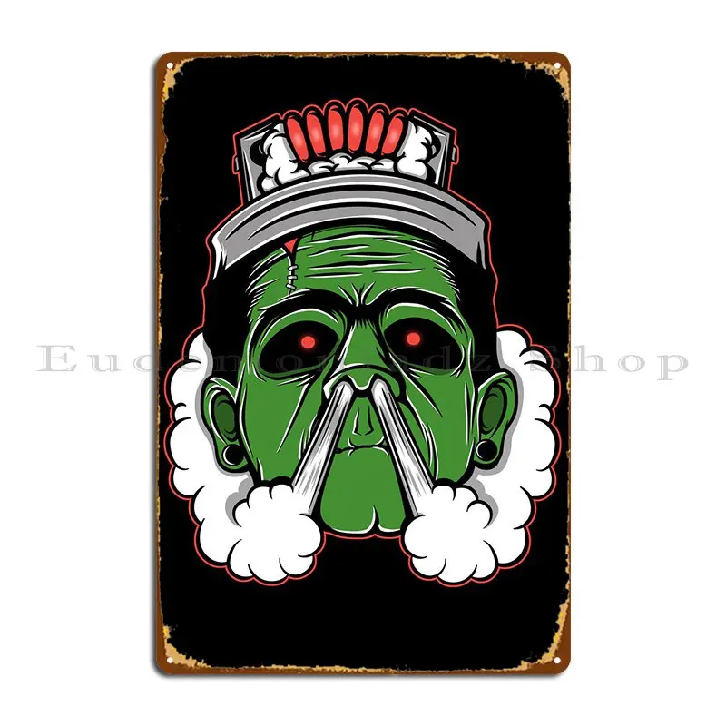 Franky Targa In Metallo Personalizzata Garage Garage Garage Decorazione Murale Targa In Latta Poster