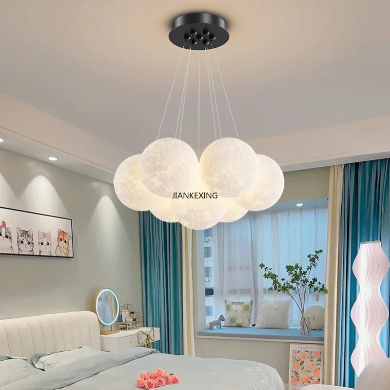 Modern Bubble Ball LED Pendant Lights For Living Dining Room Office Desks Bedroom Chandelier House Decor