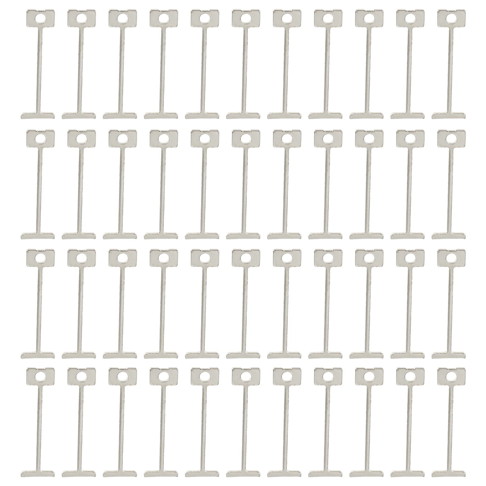 100 Pcs Tile Leveling Steel Needle Leveler Replaceable Pin Ceramic for Silver Parts