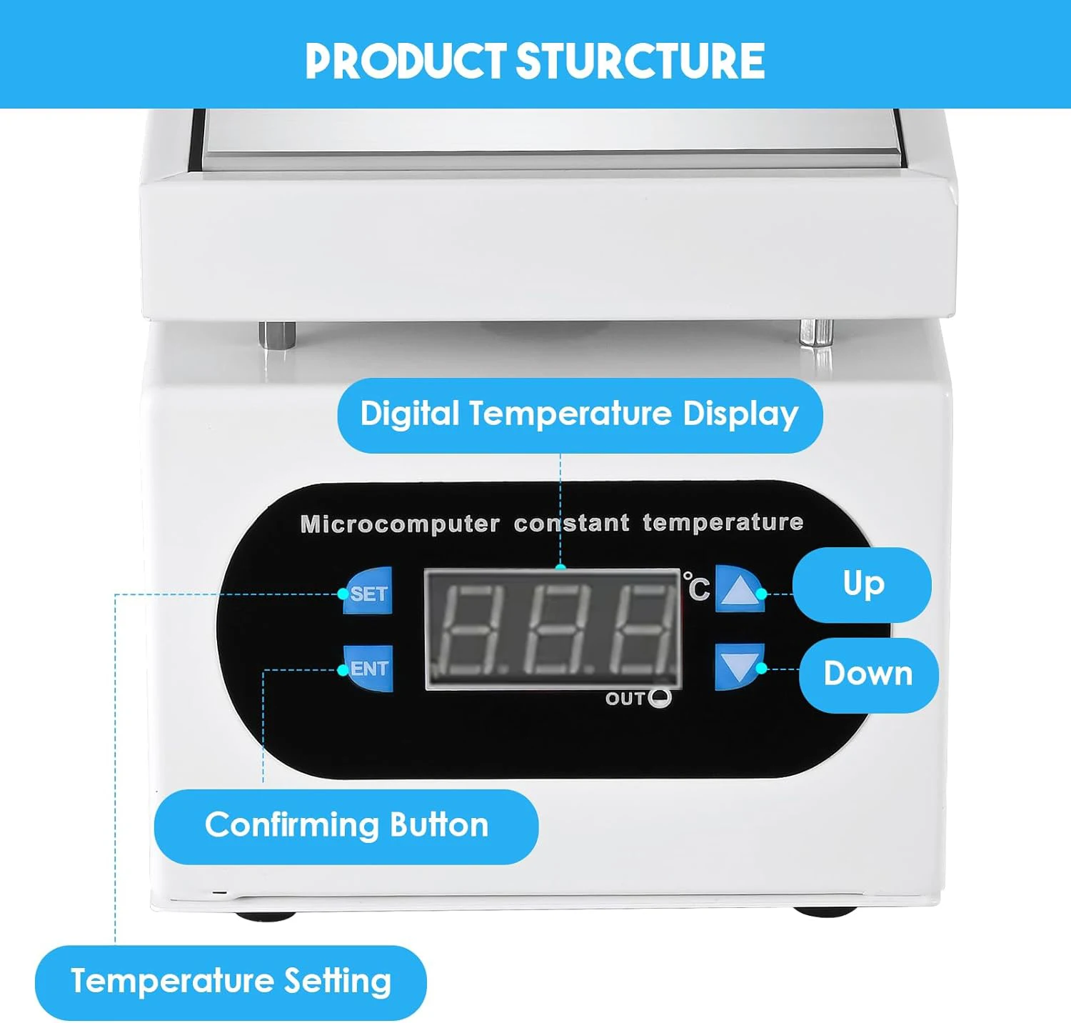 100*100mm Heating Station Digital Preheating Platform Electronic Hot Plate Maintenance Heating Station for PCB LCD Screen Repair