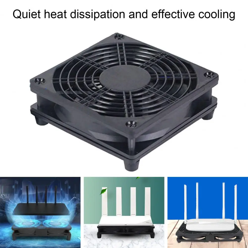 

Fan with Reinforced Protective Net 5v Usb Powered Fan Quiet 1800rpm Usb Mini Fan for Android Tv Box Router Efficient Heat