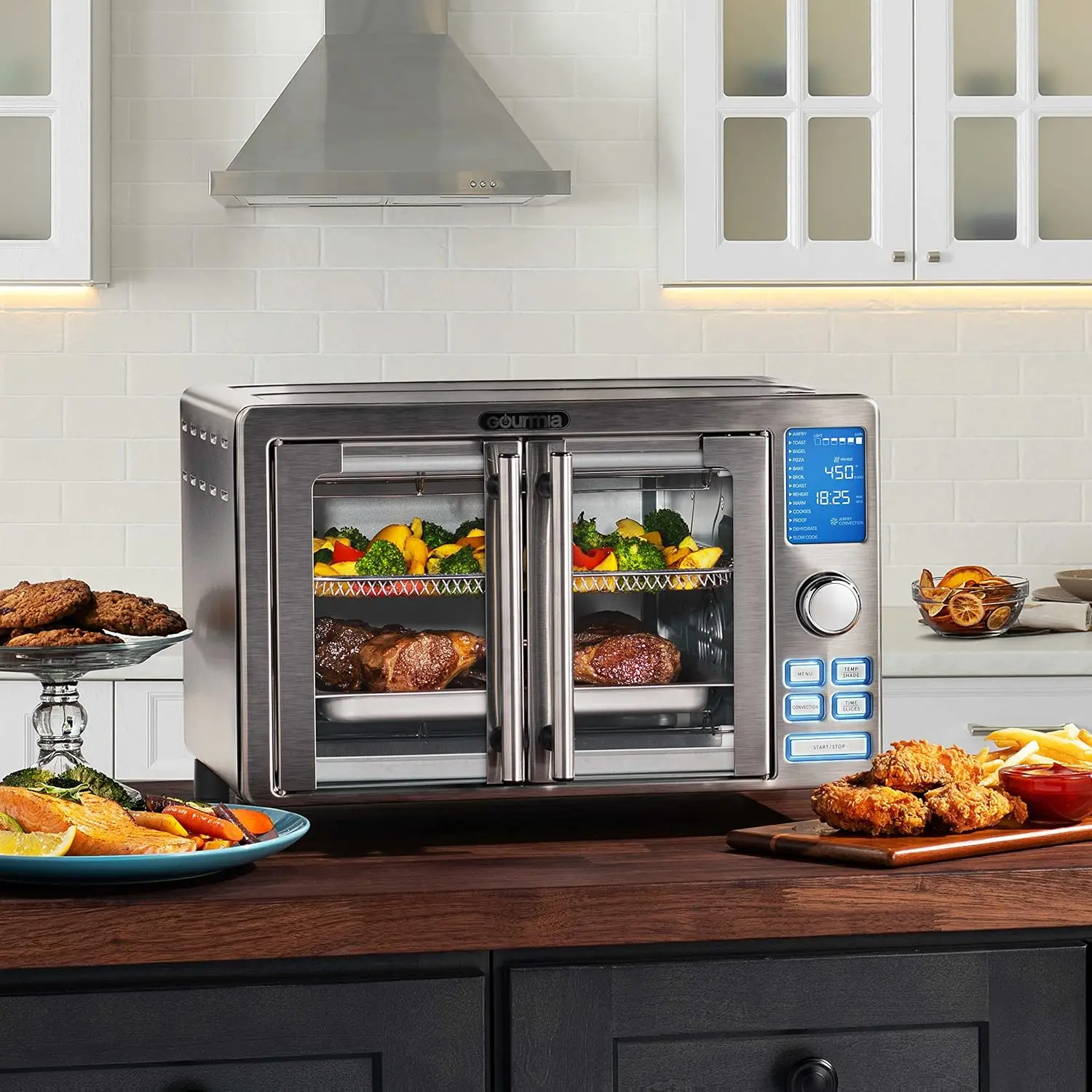 Gourmia GTF7520 Toast Oven Air Fryer the Smart  Air Fryer, Convection Oven 6