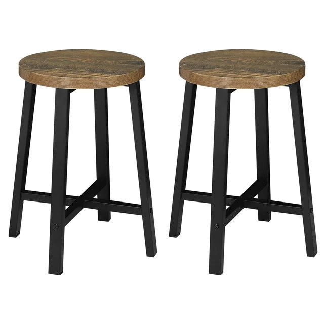 WOLTU 2 PZ/SET Sedie da Pranzo Sgabello da Cucina in Stile Industriale con Gambe in Metallo per Sala da Pranzo Soggiorno Ristorante Caffetteria Pub 1