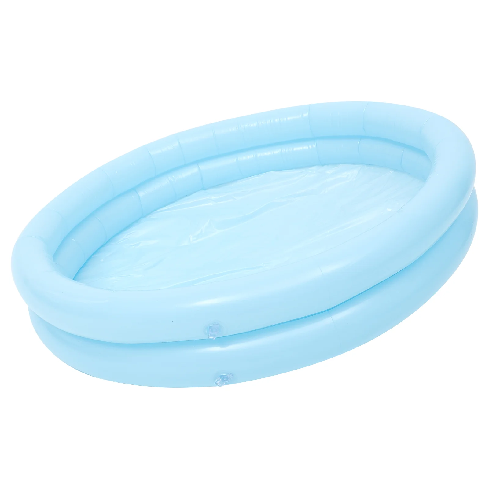 

Pool Set Round Swimming Summer Playing Pool Portable Pool Small Sand Pool Water Game Playing Supplies Sky- blue