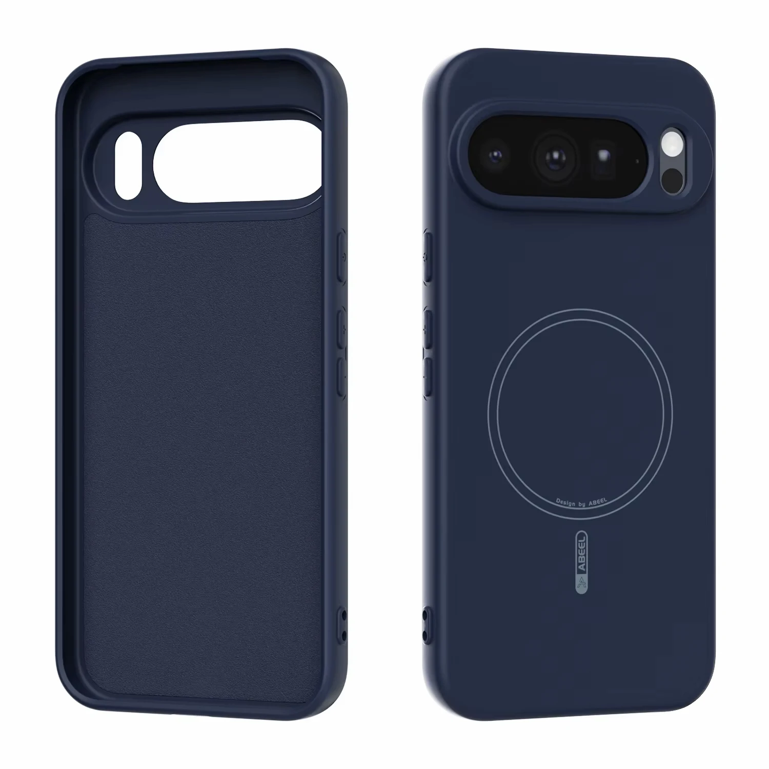 Magnetic Wireless Charging Liquid Silicone Protective Case - Soft Cover