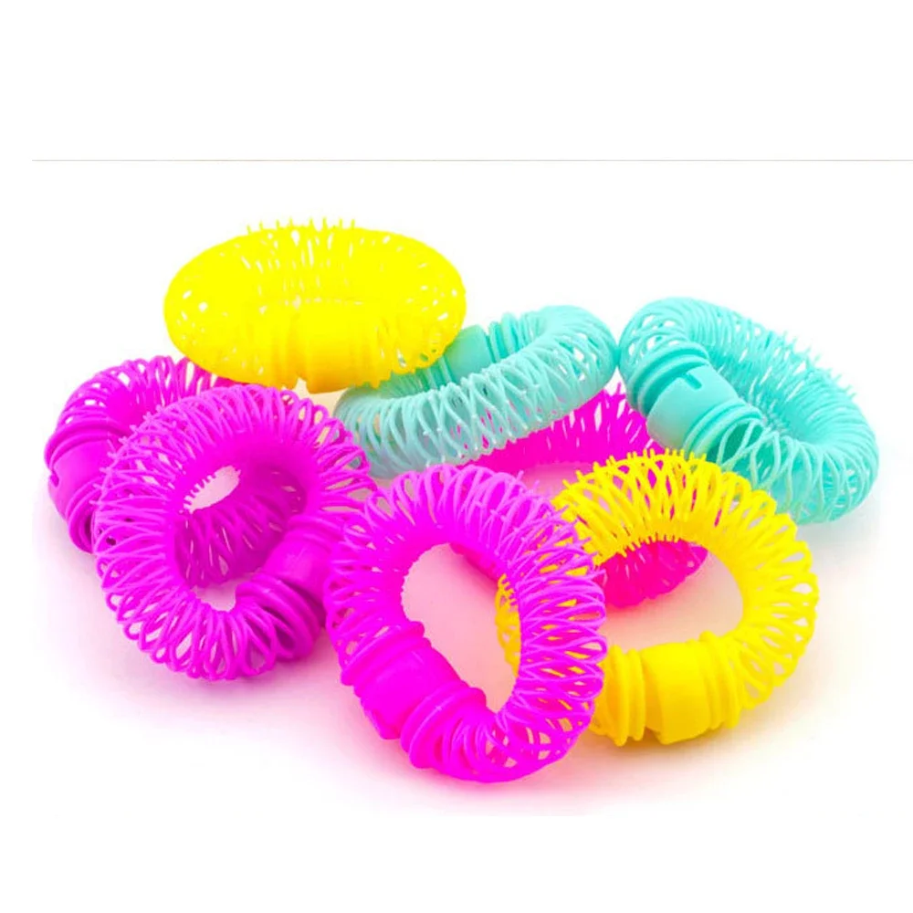 6/8pcs Heatless Hair Curler Spiral Curls Magic Lazy No Heat Hair Roller Donuts Curlers Wave Formers DIY Styling Tools Women
