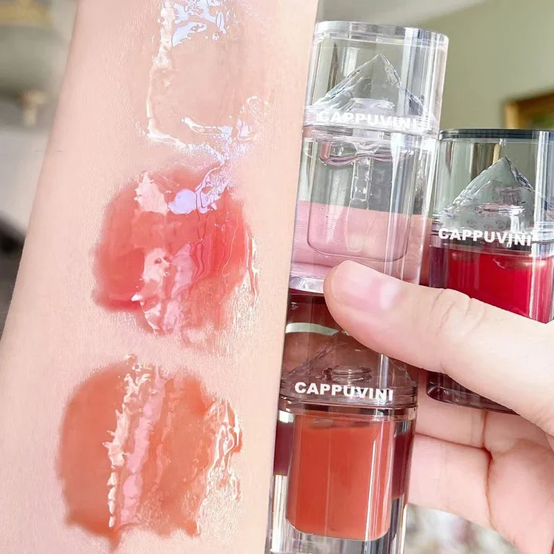 Ice Mountain Lip Gloss Crystal Jelly Lip Glaze Transparent Glass Oil Liquid Lipstick Lips Cosmetics