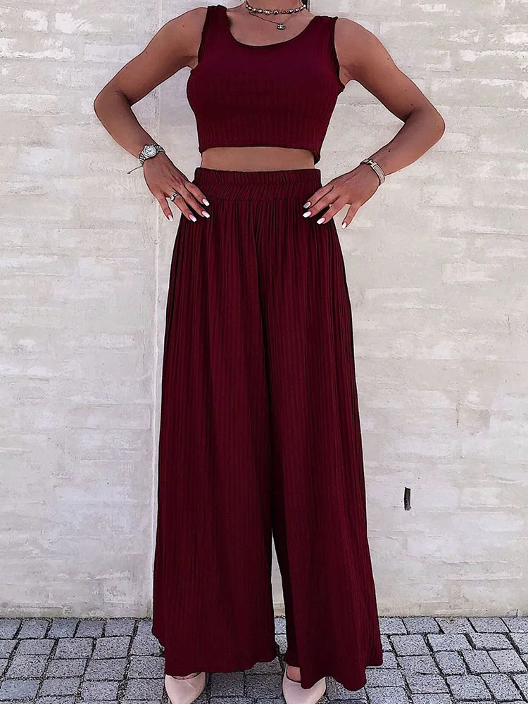 Summer Solid Fashion Sports Suit Women 