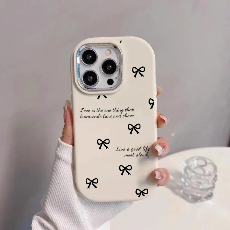 Cute Y2K Pink Bowknot Phone Case Cover
