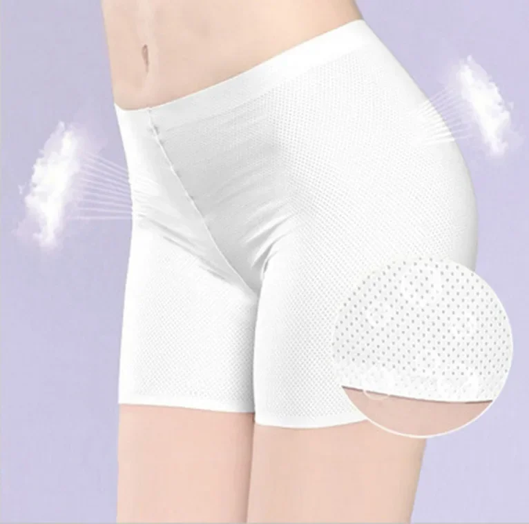 Safety Shorts Safety Pants Summer Thin Breathable Women Plus Size High Elasticity Seamless Safety Shorts and Pants