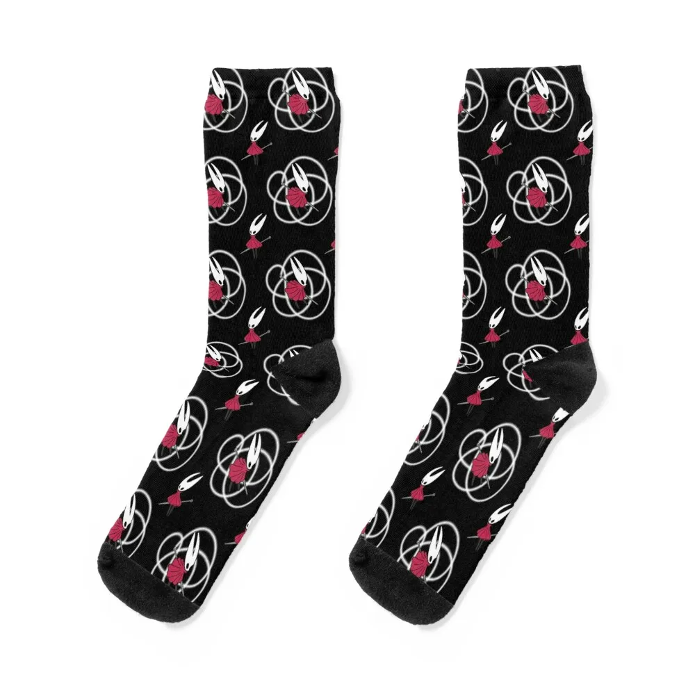 

Hollow Knight Hornet pattern Socks FASHION cool Stockings compression Men Socks Luxury Brand Women's