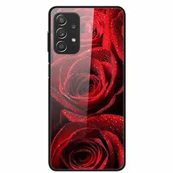 Ultra - Durable Tempered Glass Hard Back Phone Case - Galaxy A52 5G (Clear)