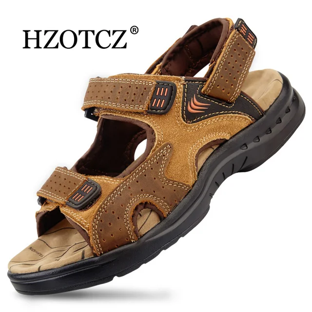 Genuine Leather Men Sandals: Comfort and Style Combined