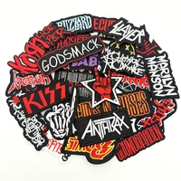 25pcs Band Embroidered Patches Set – Iron-On Music Rock Stripes for Jackets, Clothing, DIY Crafts & Sewing Decorations - Image 3