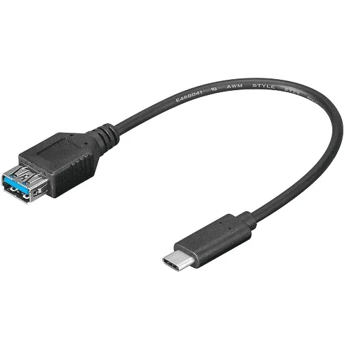Кабель USB 3 0 3A otg Tipo C macho - A hembra 20 M Negro | Мобильные телефоны и аксессуары