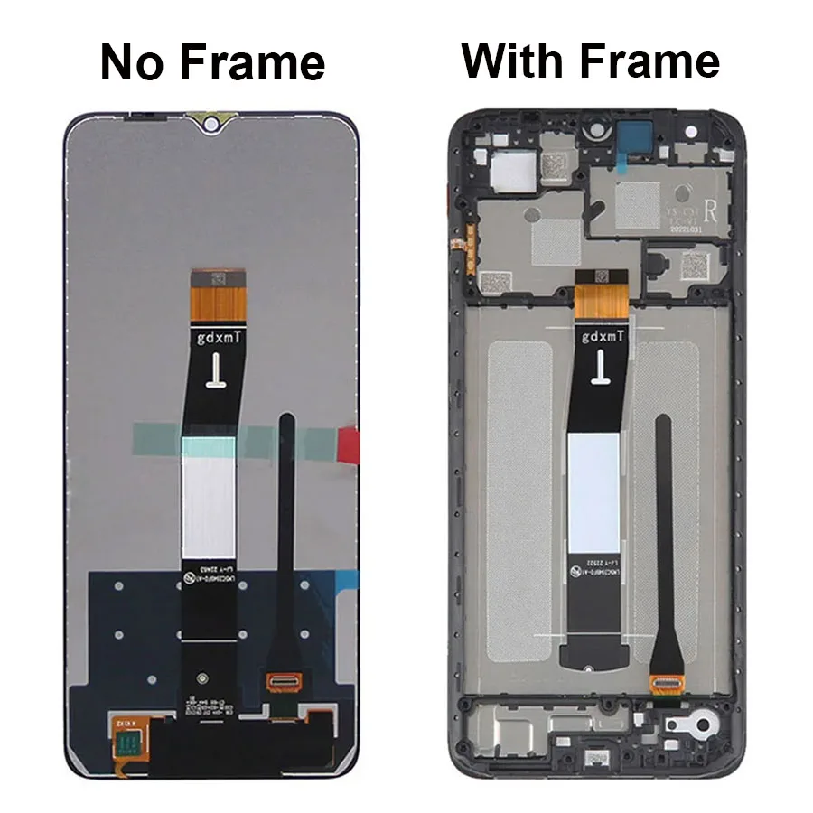 6.71“ For Xiaomi Redmi 12C LCD Display With Frame Touch Sensor Digiziter Assembly For Xiaomi Redmi12C LCD Screen Replacement