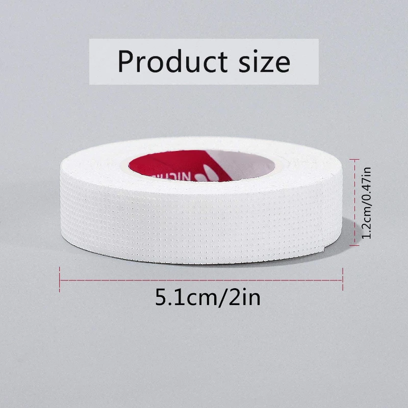 Japanese Insulating Tape 2/3 Rolls for Eyelash Extension Lint Free Under Eye Pads Breathable Non-woven Tape Paper Eyelash Patch
