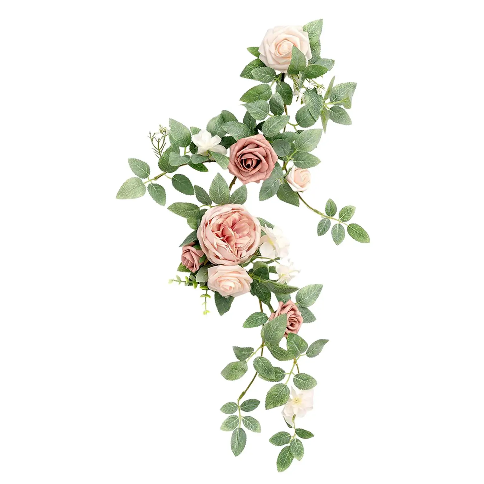 Artificial Flower Swag Flower Arrangement Wedding Arch Flower Silk Flower for Ceremony Front Door Backdrop Arbor Decoration