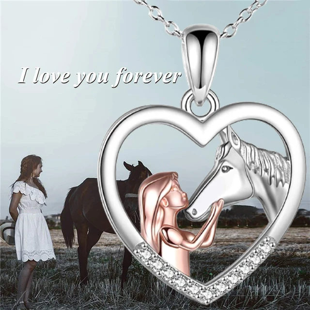 Pulseira de presente de cavalo para meninas e mulheres, joias delicadas  para cavalos, presentes para meninas, adolescentes, amantes de cavalos,  joias equestres, pingente de pônei, Regular, Cabo, Sem pedra