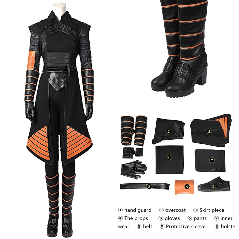 Halloween Carnival Book Of Boba Fett Fennec Shand Cosplay Costume Hero Armor Outfit Clone Battle Props Suit