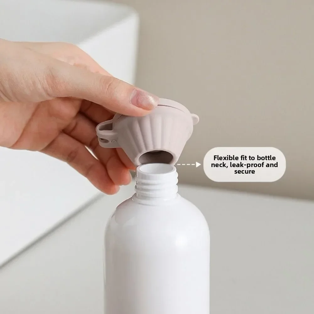 3Pcs Silicone Inverted Bottle Caps 3 Sizes Flipping Shampoo Bottles Lids Sealed Leakproof Bottles Upside Down Caps