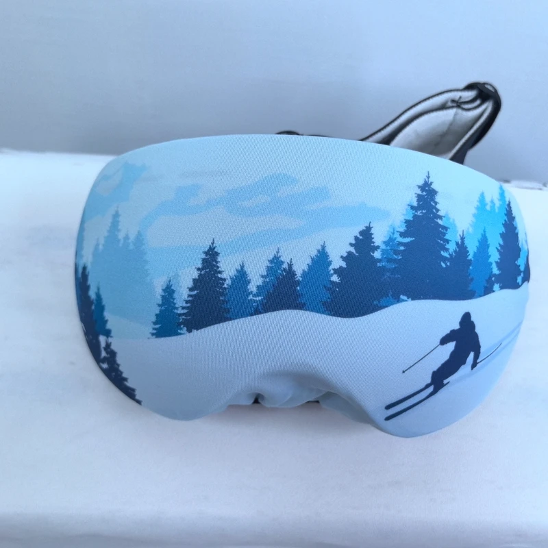 Customized Design Soft Bag Snow Goggle Cover Professional Stretchy Snow Goggle Protector 5