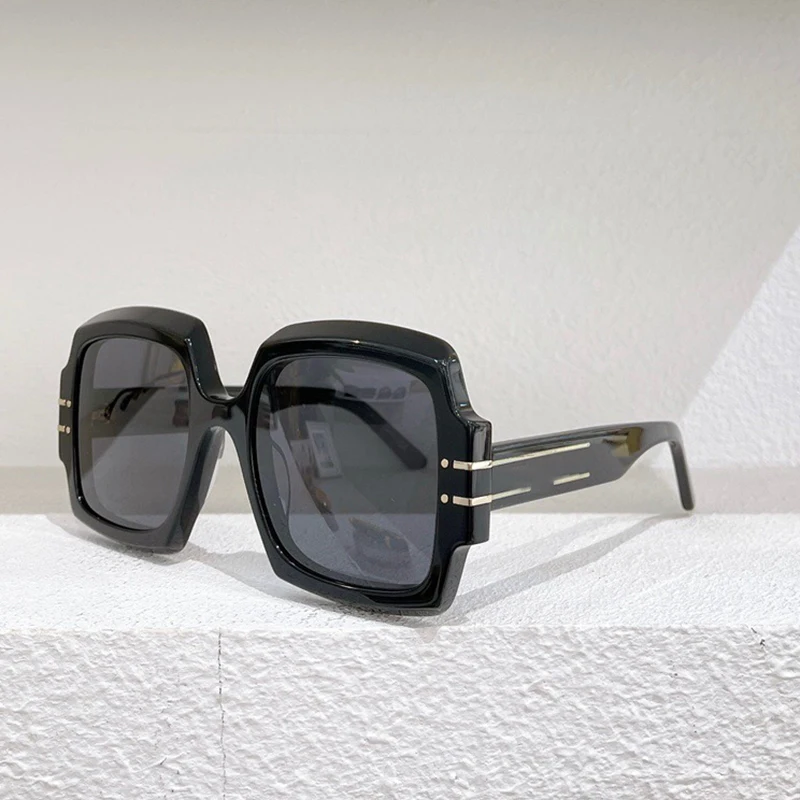 

Brown Tortoiseshell Beige Black Large Frame High Quality Women's Sunglasses S1U Fashion Men's Prescription Glasses Gradient Lens