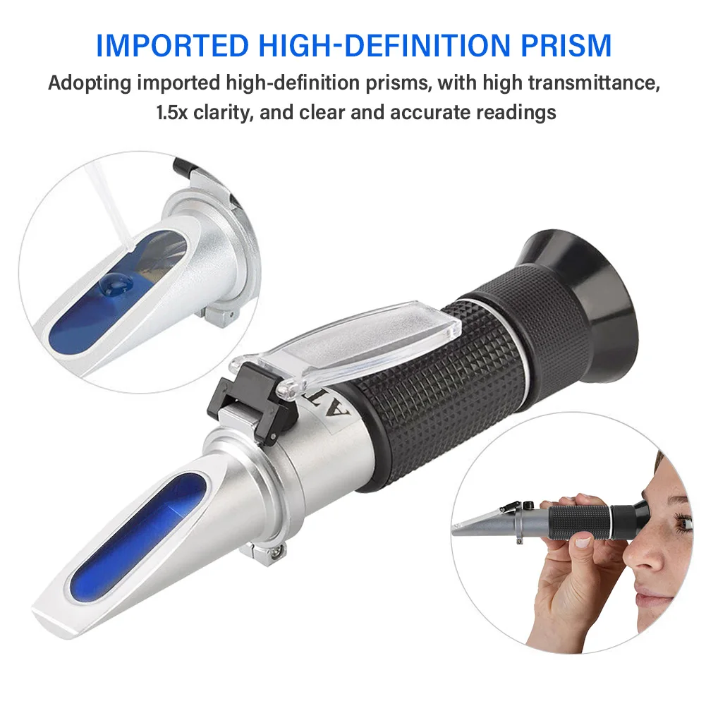 Yieryi Professionelle Wein Alkohol Refraktometer PH Meter Boden pH Tester Wein Konzentration Detektor Boden Säure Analysator Monitor – Detail 14