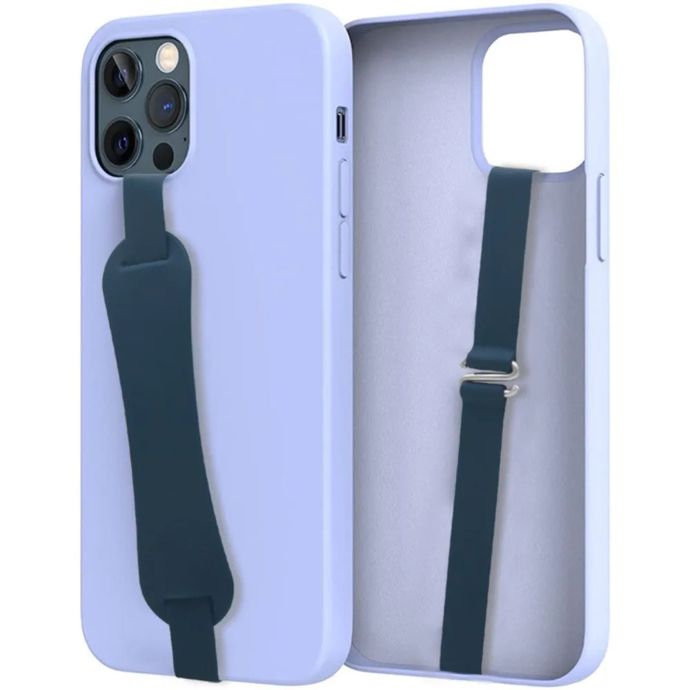 Elastic Silicone Grip Loop Wristband with Soft Phone Strap