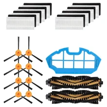 

19PCS For Cecotec Conga 990 5040 Eufy Robovac 11 11C Deebot N79S N79 Iboto Aqua V710 Hepa Filter Main Roller Brush