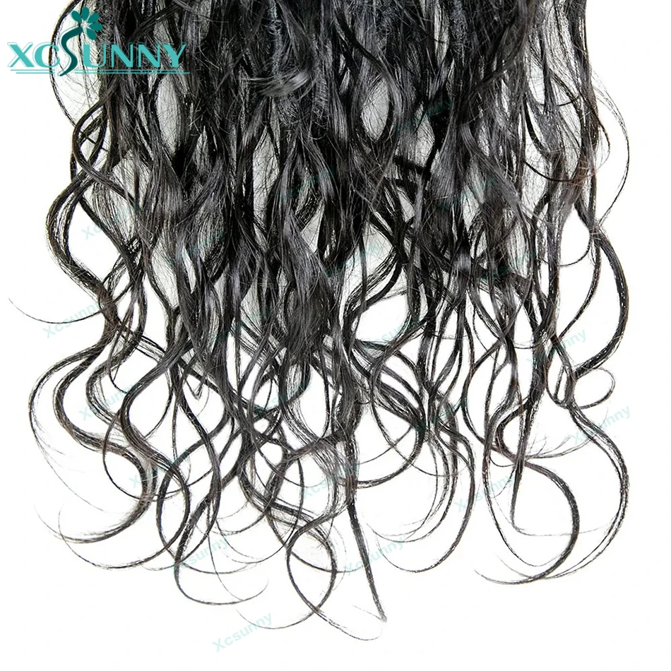 Body Wave Pre Looped Crochet Boho Locs With Human Hair Curls Knotless Braid Goddess Locs Crochet Hair With Human Hair Curly Ends