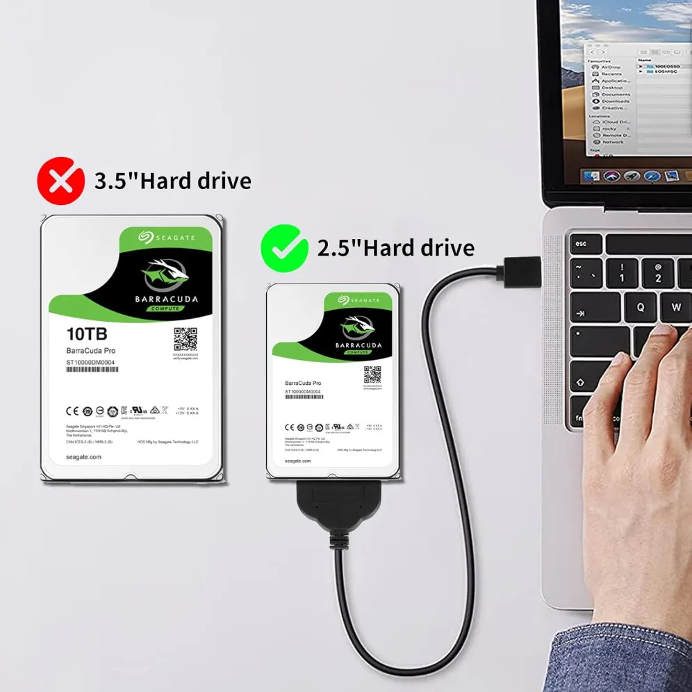 USB SATA Cable USB 3.0 To Sata Cable For 2.5 Inch External HDD SSD Hard Drive Ad