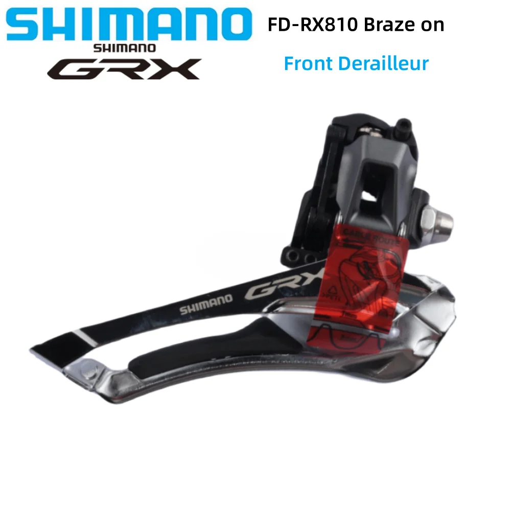 Dérailleur Avant Shimano GRX FD-RX810 - Brasage Direct (braze-on) - Pour Transmission 2x11 Vitesses Gravel/route