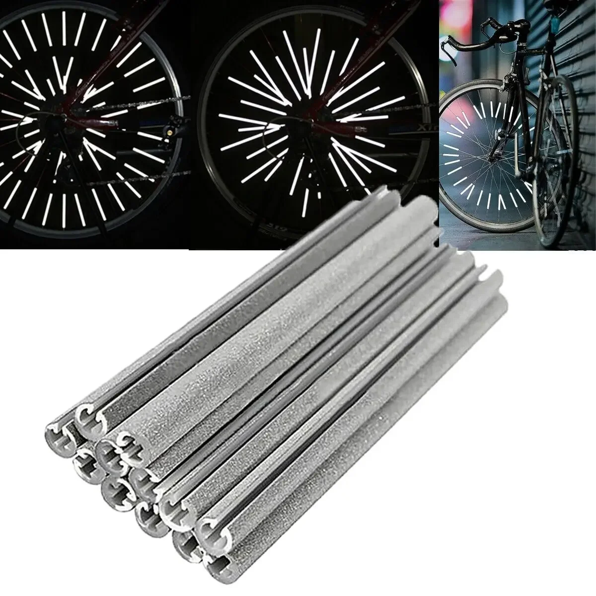 ABS Reflective Bicycle Spoke Sticks for Road Safety
