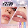 Lipstick, Long-Lasting Makeup Effect, Whitening and Complexion Lip Gloss, Versatile Moisturizing and Moisturizing Lip Gloss, Autumn and Winter Base, Lip Protection, Water-Glossy Mirror Lip Balm 3