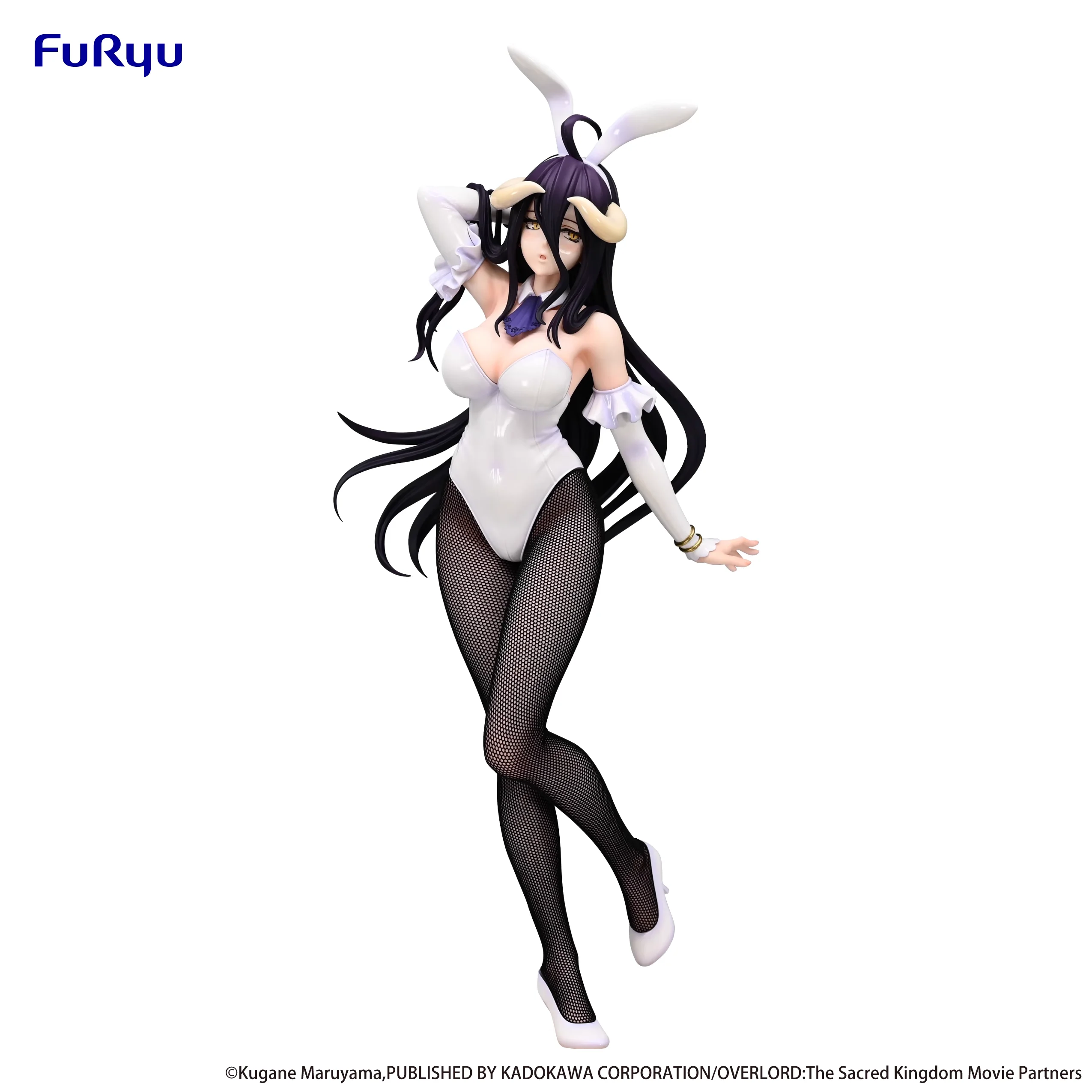 Фигурка-аниме-furyu-bicute-bunny-albedo-30-см-ПВХ-Коллекционная-модель-подарок-на-день-рождения