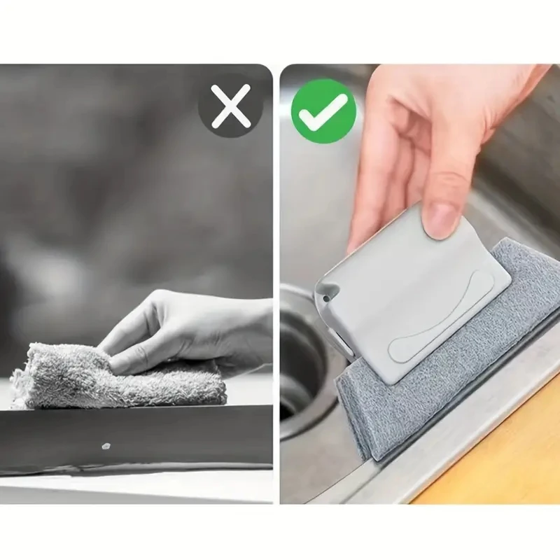 Eyliden Creative Groove Cleaning Cloth Magic Window Cleaning Brush Windows  Slot Cleaner Brush Clean Window Slot Clean Tool - Cleaning Brushes -  AliExpress