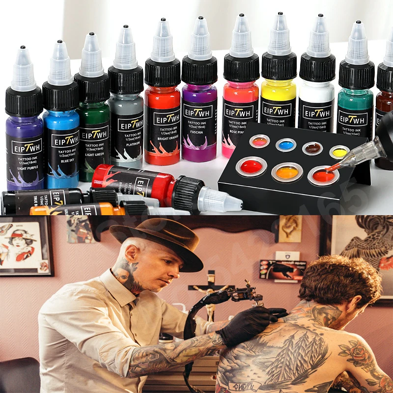 Nature 15ml Pigment Suitable For All Skin Types Professional Professional Tattoo Ink Colorant Tattoos & Body Painting Safe