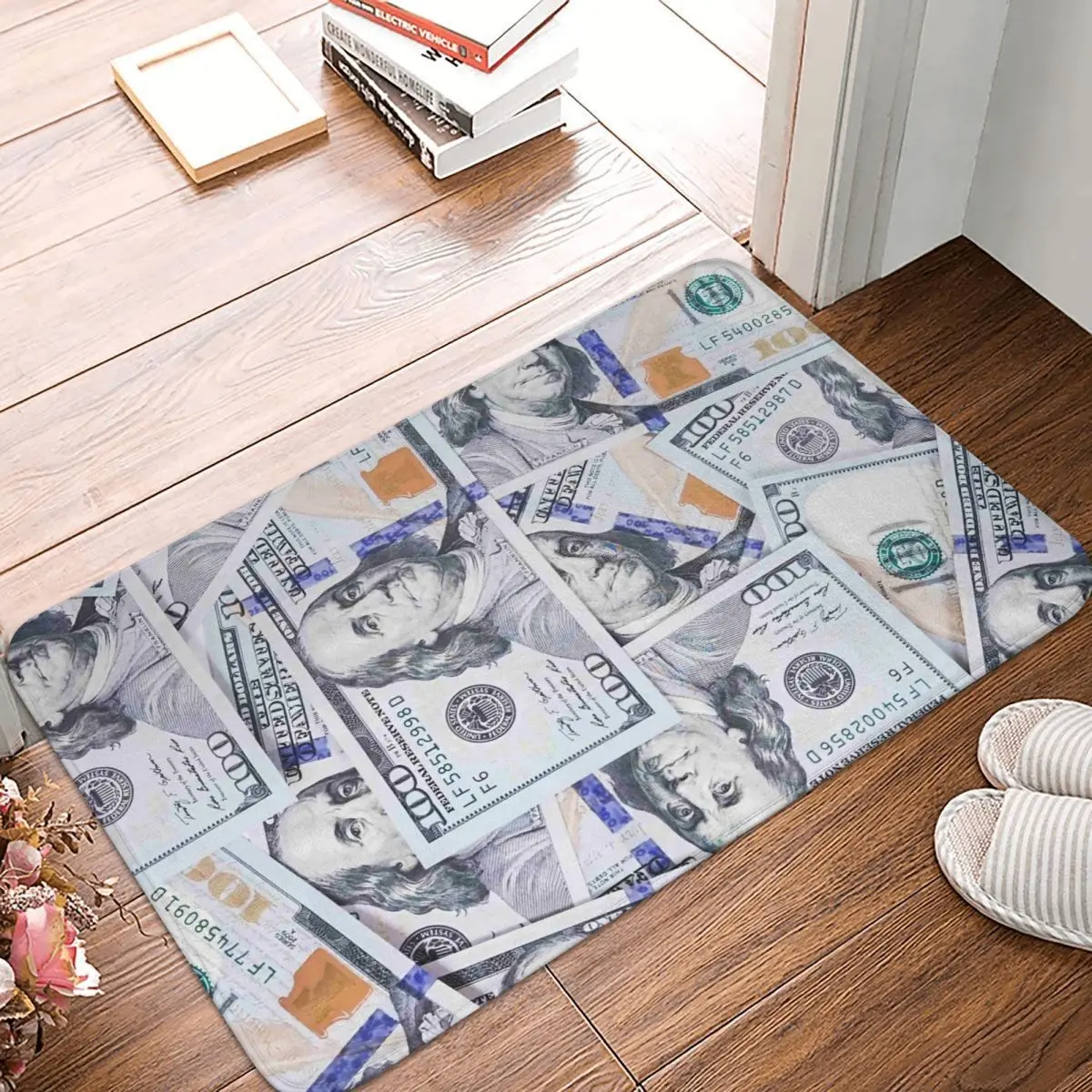 

Dollar Doormat Rug carpet Mat Footpad Bath mat Non-slip toilet Balcony Parlor durable Washable