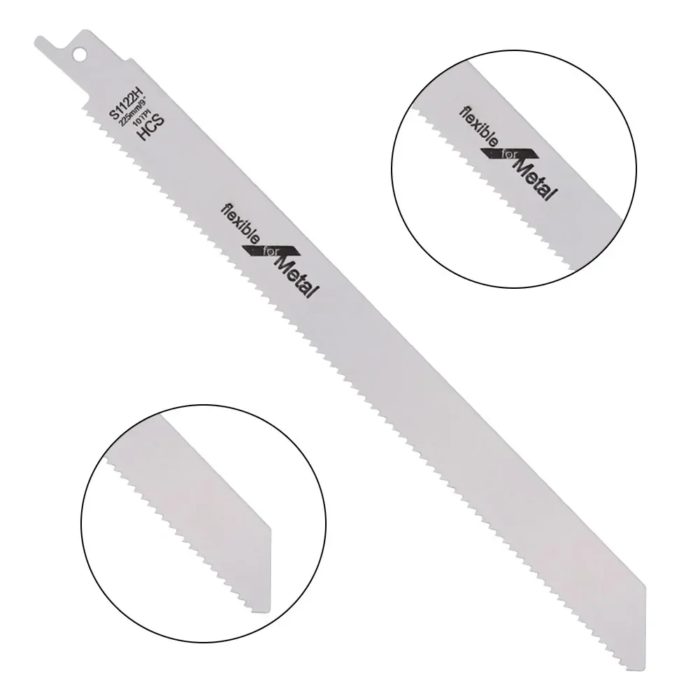 5Pcs BI-Metal Reciprocating Saw Blade Saber Saw Handsaw Multi Blade For Wood Metal Plastic Pipe Cutting Power Tool Accessory