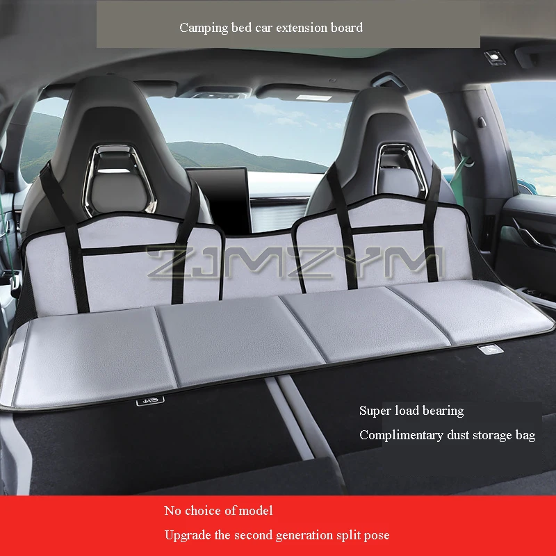 Car Travel Bed SUV Rear Seat Sleeping Mat Non-Inflatable Camping Mattress Extension Board With Special Head Block Folding Pad