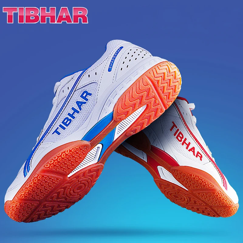 Original TIBHAR 01922 Table Tennis Shoes Original Box Classics Style Men Women Sport Sneakers Ping Pong Shoes