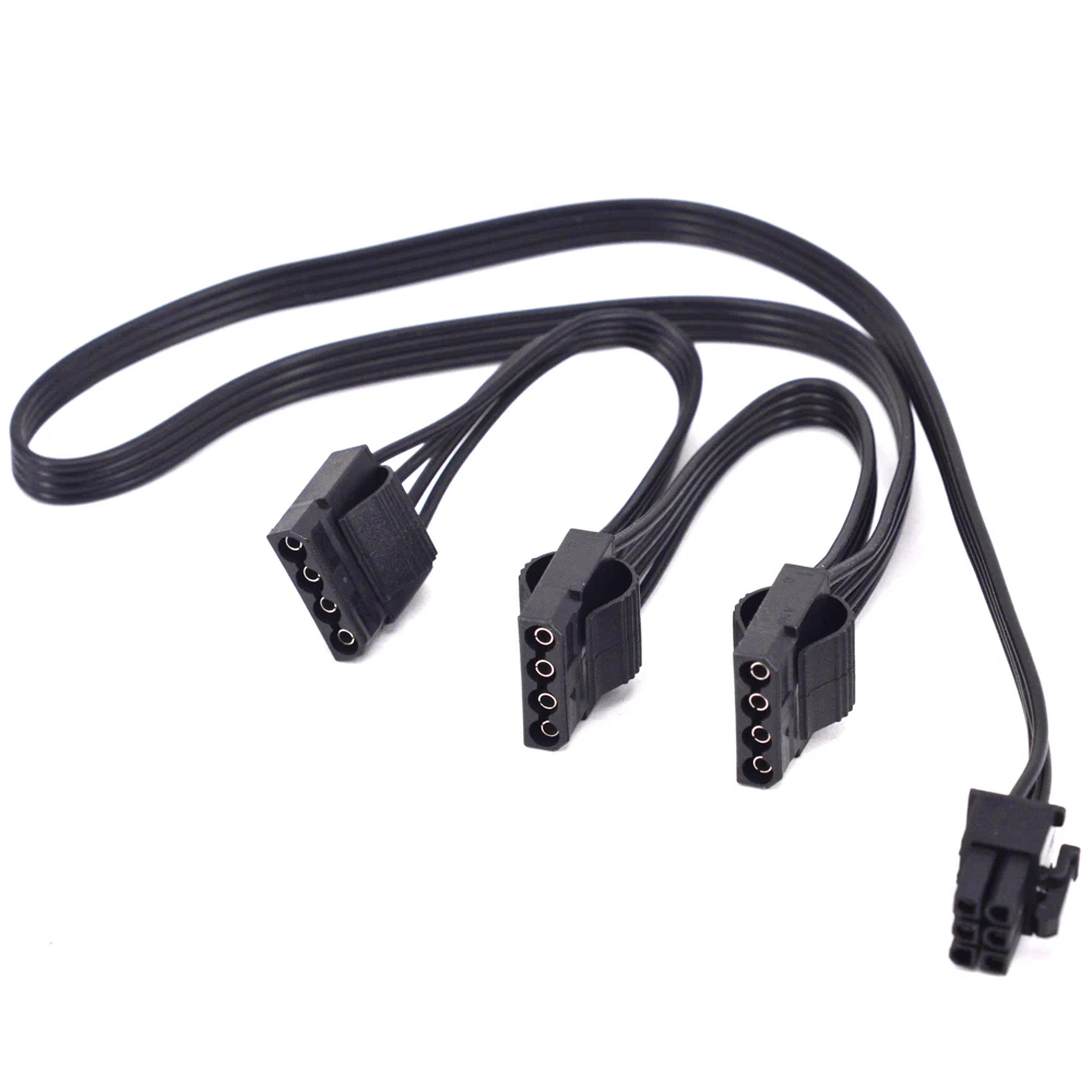 PCI-e 6Pin to 4 SATA 4Pin IDE Molex Power Supply Cable - GPU CARD 8Pin to 6+2Pin for ASUS ROG THOR 1200W 1000W 850W, Compatible with 3080TI Description Image.This Product Can Be Found With The Tag Names 3080 ti power cables, Molex cable 8 pin gpu, Power gpu cable molex, Power supply cable, Sata 8 pin gpu