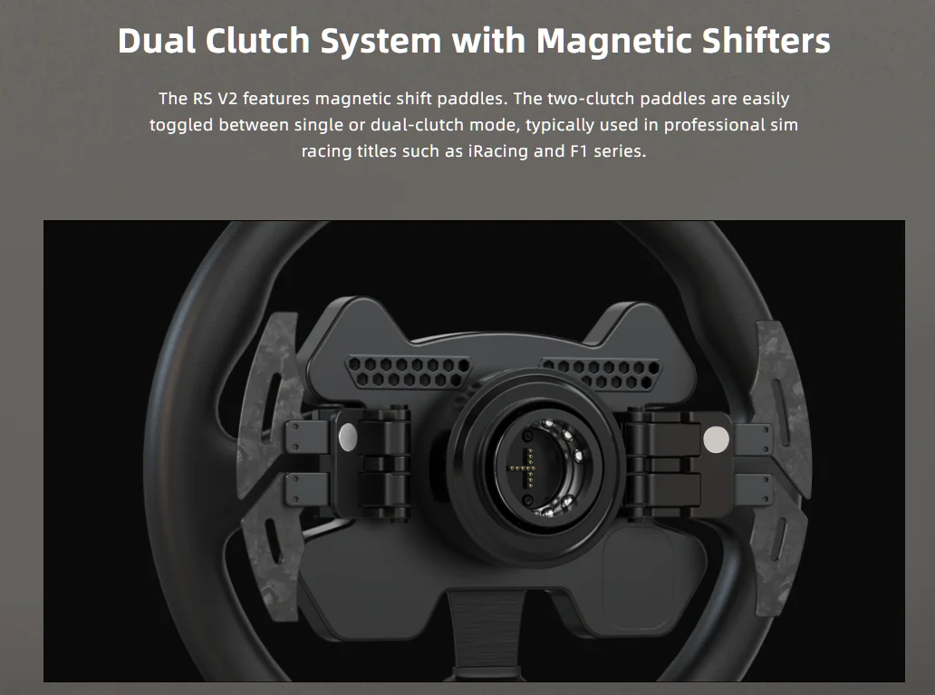 Racing RS V2 with 13 Inch Steering Wheel Compatible with All Wheelbases with Me