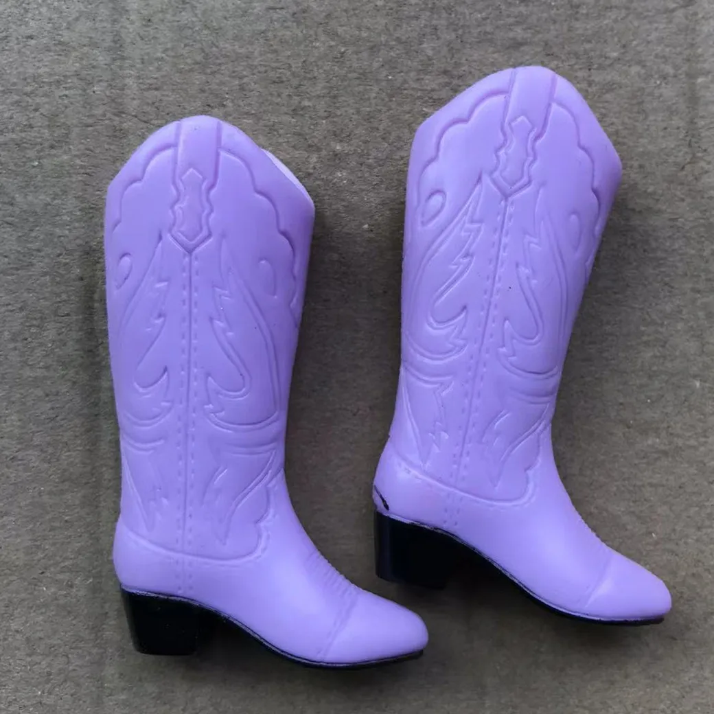 Original Licca Doll Shoes White Blue Black Pink Purple Color Doll Dressing Decors 1/6 New Personality Doll Boots Shoes Sandals 4