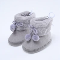 Winter Snow Baby Boots Newborn Warm Booties Soft Sole First Walkers Shoes for Baby Girls Boys Infant Shoes Toddler 0-18Months 3