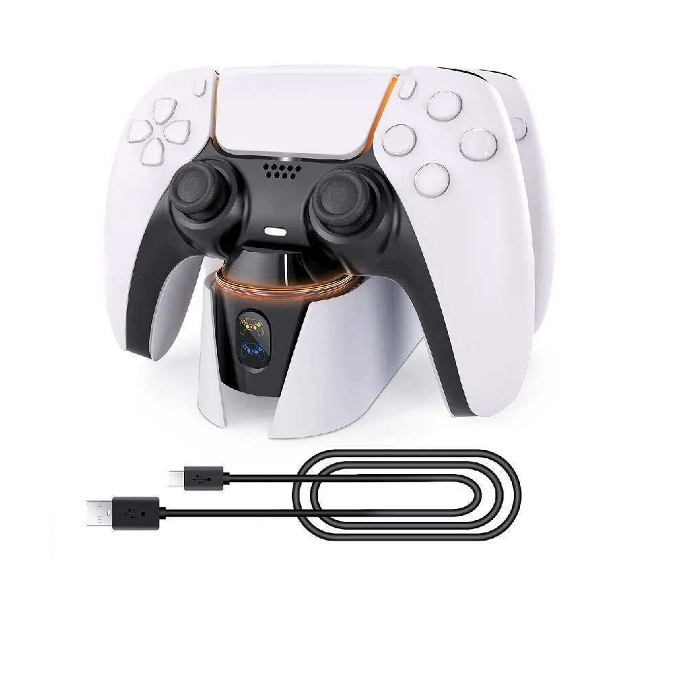 Dual Fast Charger For PS5 Wireless Controller USB Type-C Charging Dock Station For PS5 Joystick Gamepad Game Console Accessories game controller charging cable