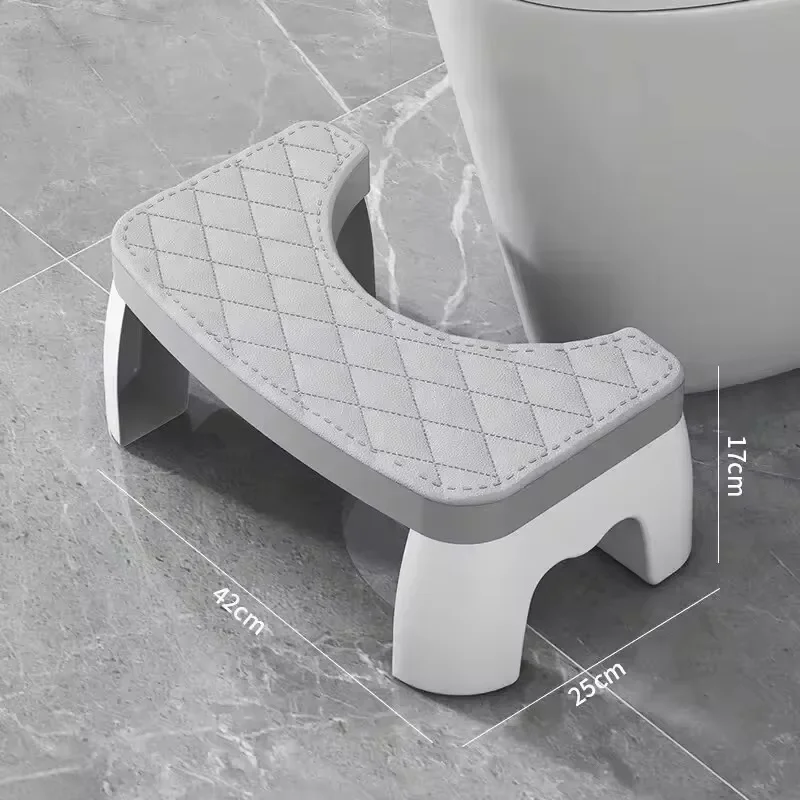 Toilet Squat Stool Removable Non-slip Thickened Portable for Adult Bathroom