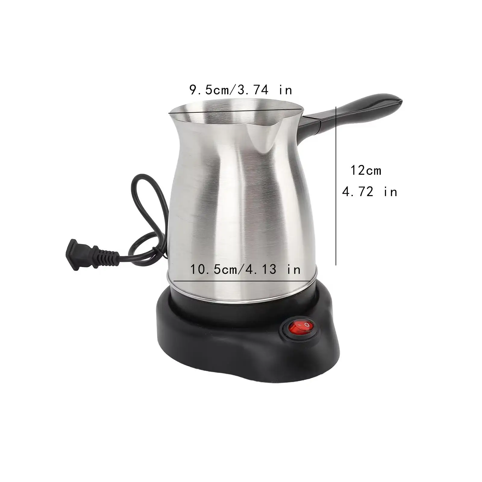 Turkish Coffee Maker Turkish Stainless Steel Coffee Pot for Kitchen Cafe Bar Turkish Coffee Maker Turkish Stainless Steel Coffee Pot for Kitchen Cafe Bar